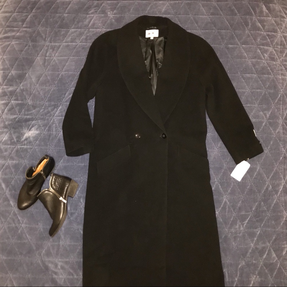 NWT John Weitz Womens Full Length Coat / Size 6